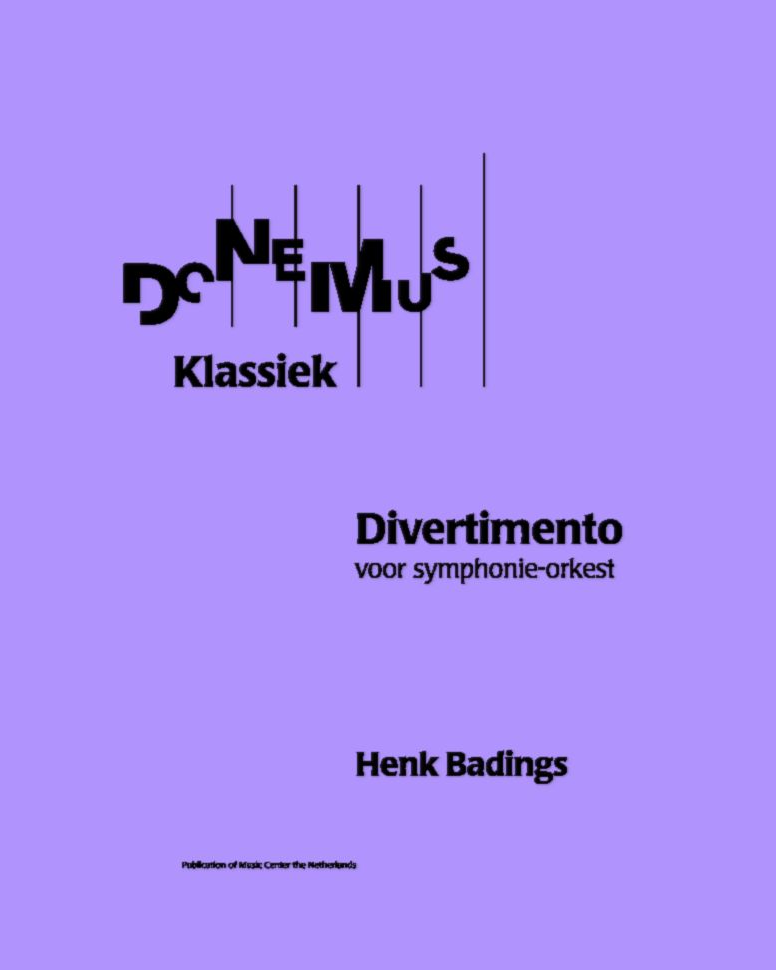Divertimento — Henk Badings