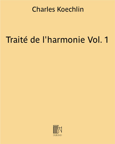 Traité de l'harmonie Vol. 1 — 夏尔·凯什兰