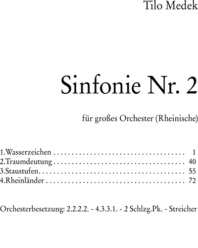 Symphony No. 2 'Rhenish' — Tilo Medek