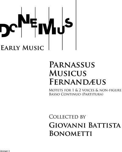 Parnassus Musicus Fernandæus (Volume 1) — Giovanni Battista Bonometti
