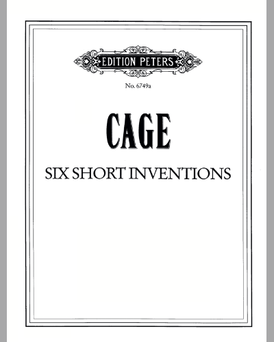 Six Short Inventions — 约翰·凯奇