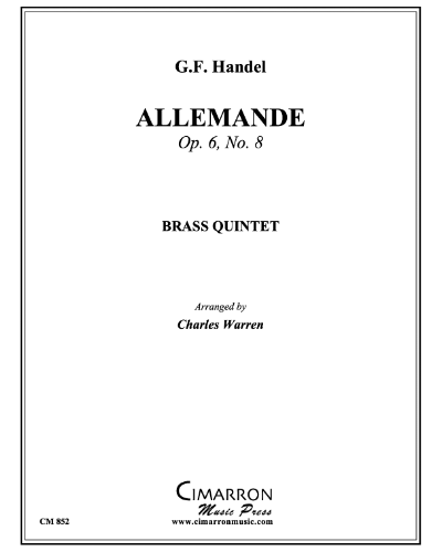 Allemande (from 'Grand Concerto No. 8, op. 6') — 亨德尔