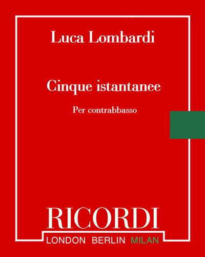 Cinque istantanee — Luca Lombardi