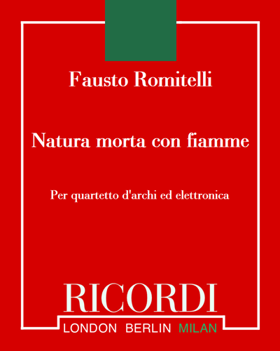 Natura morta con fiamme — Fausto Romitelli