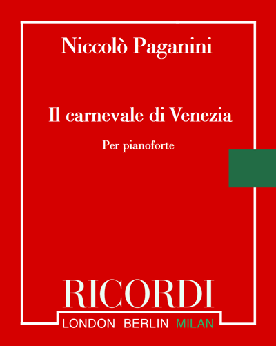 Il carnevale di Venezia — 帕格尼尼