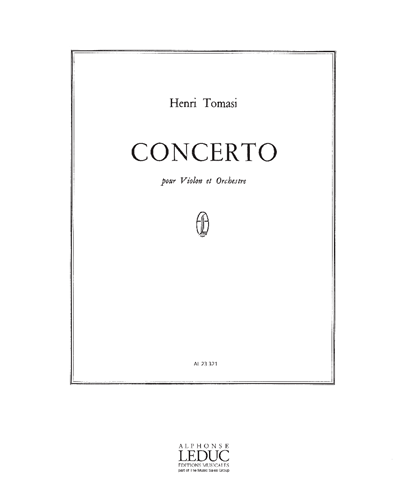 Violin Concerto — Henri Tomasi