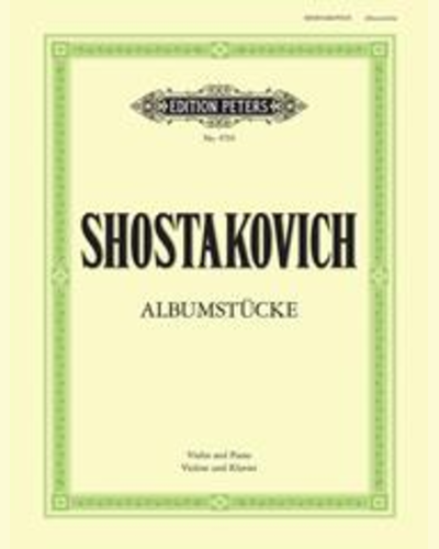 Album Pieces for Violin and Piano — Dmitri Shostakovich