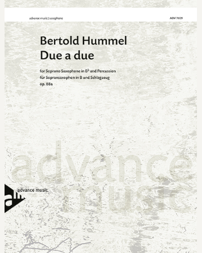 Due a due, op. 88a — Bertold Hummel