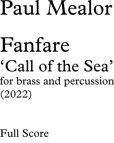 Fanfare — Paul Mealor