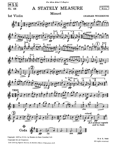 A Stately Measure — Charles Woodhouse