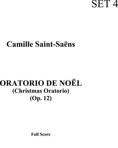 Christmas Oratorio, op. 12 — 圣-桑