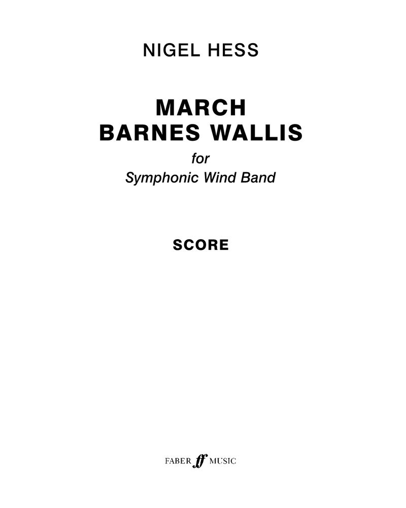 March Barnes Wallis — Nigel Hess
