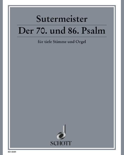 Der 70. und 86. Psalm — Heinrich Sutermeister