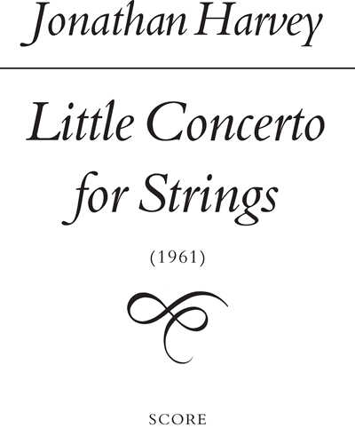 Little Concerto for Strings — 乔纳森·哈维