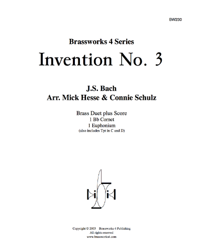 Invention No. 3, BWV 774 — 巴赫