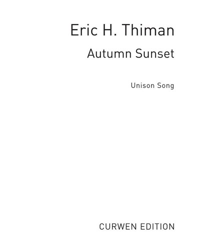 Autumn Sunset — Eric Thiman