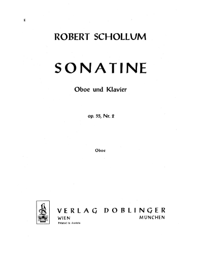 Sonatine, op. 55/2 — Robert Schollum