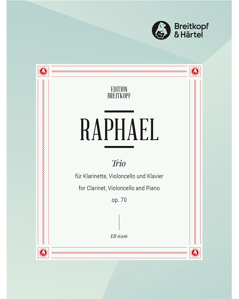 Trio for Clarinet, op. 70 — Günter Raphael