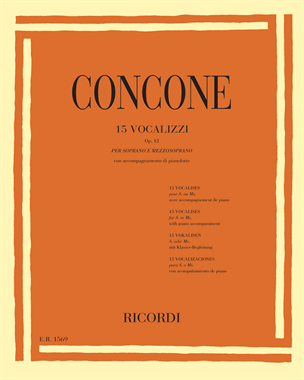 Fifteen Vocalises, op. 12 — Giuseppe Concone