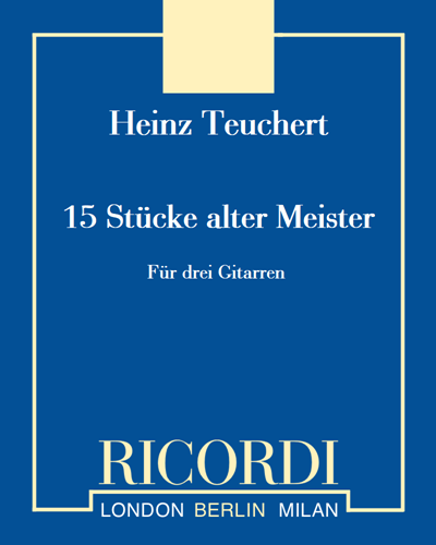 15 Stücke alter Meister — Heinz Teuchert