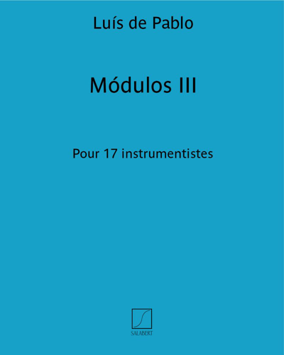Módulos III — Luis de Pablo