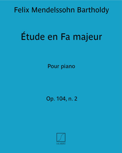 Étude in F major, op. 104 no. 2 — 门德尔松
