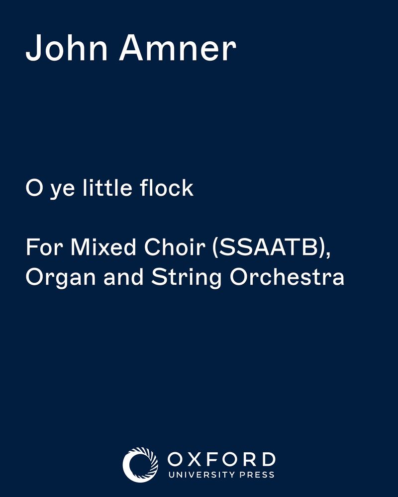 O ye little flock — John Amner