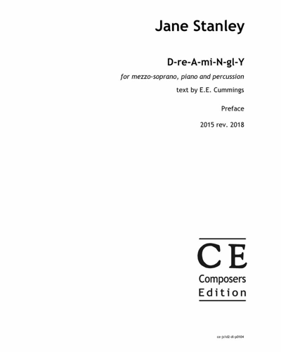 D-re-A-mi-N-gl-Y — Jane Stanley