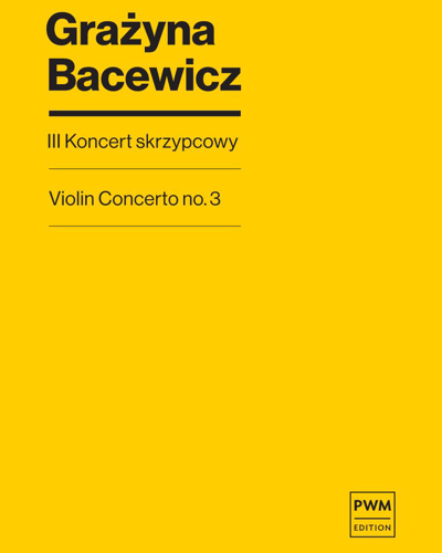 Violin Concerto No. 3 — 巴切维奇