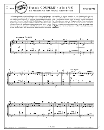 Les Moissoneurs (from 'Pièces de clavecin, Book II') — 库普兰