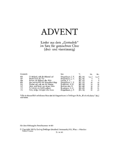 Advent: Songs from the "Praise of God" — 合集