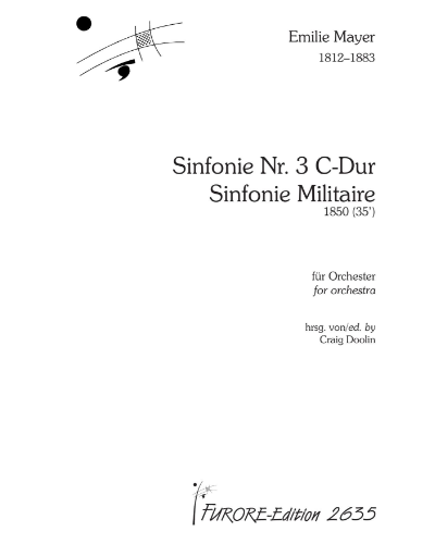 Symphony No. 3 in C major, 'Sinfonie Militaire' — Emilie Mayer