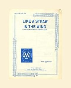 Like A Straw In The Wind — Harold Arlen