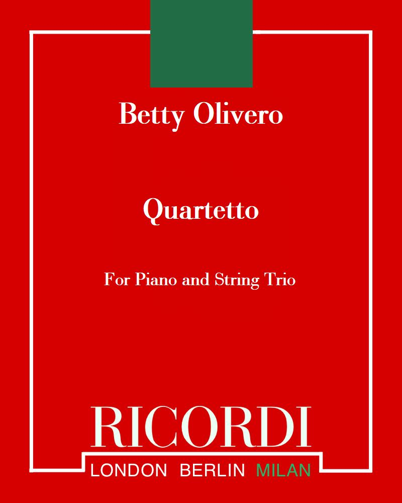 Quartetto — Betty Olivero