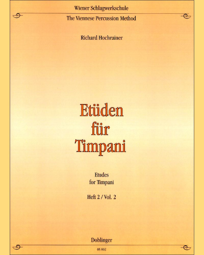 Etudes for Timpani, Book 2 — Richard Hochrainer