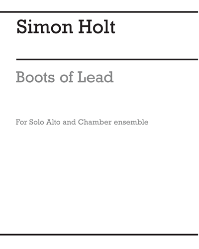 Boots of Lead — Simon Holt