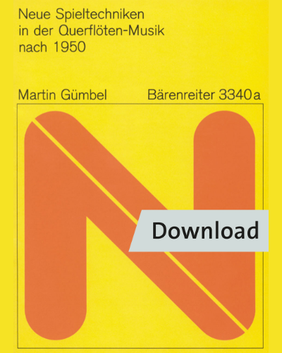 Neue Spieltechniken in der Querflötenmusik nach 1950 — Martin Gümbel