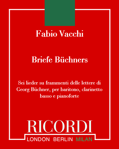 Briefe Büchners — Fabio Vacchi