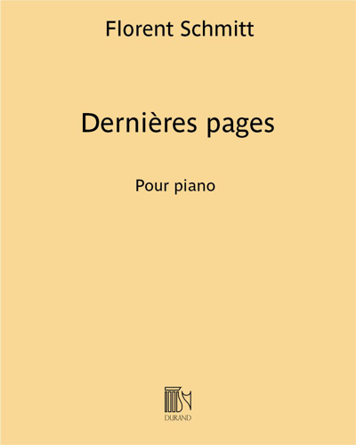 Dernières pages (from 'Soirs') — Florent Schmitt