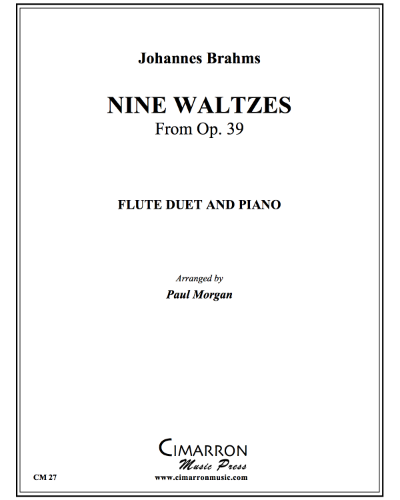 Nine Waltzes, op. 39 — 勃拉姆斯