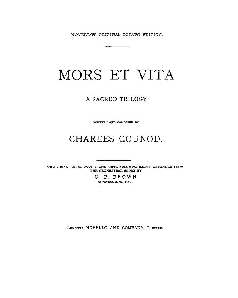 Mors et Vita — 古诺