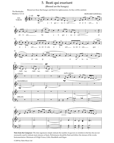 Beati Qui Esuriunt — Howard Goodall