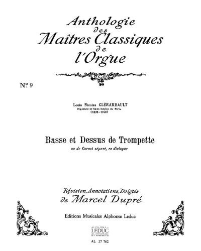 Basse et dessus de trompette — Louis-Nicolas Clérambault