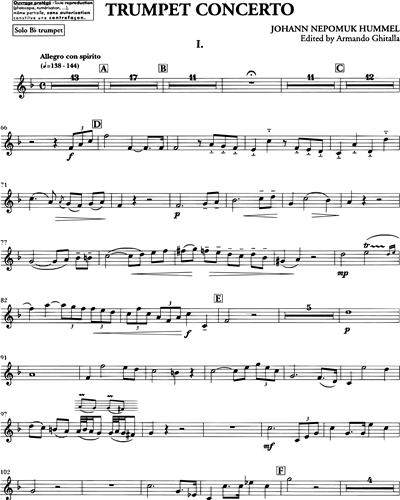 Trumpet Concerto No. 801, WoO 1 — 胡梅尔