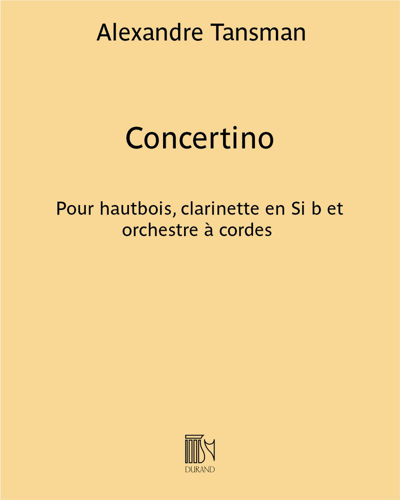 Concertino — Alexandre Tansman