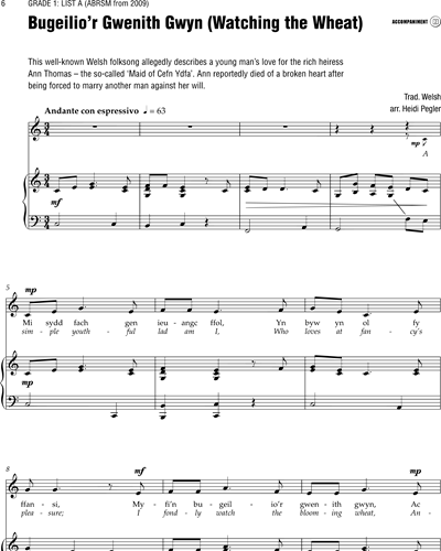 Bugeilio'r Gwenith Gwyn — 威尔士传统