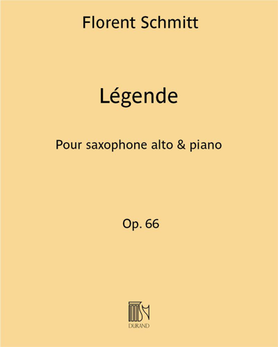 Légende, op. 66 — Florent Schmitt