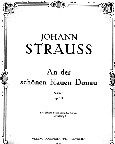 On the Beautiful Blue Danube, op. 314 — Johann Strauss II