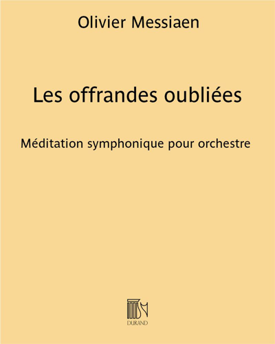 Les offrandes oubliées — 梅西安