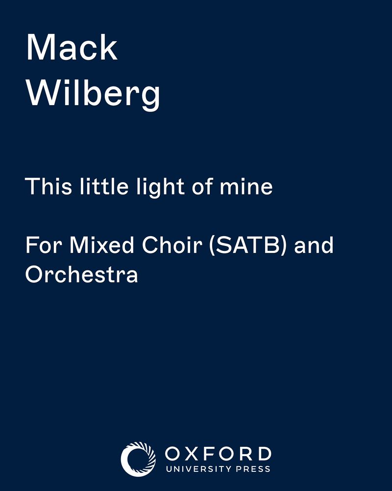 This little light of mine — Mack Wilberg